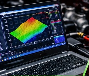 Vehicle tuning software featured on the Revolution leaflet